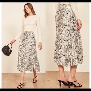 Midi reformation skirt